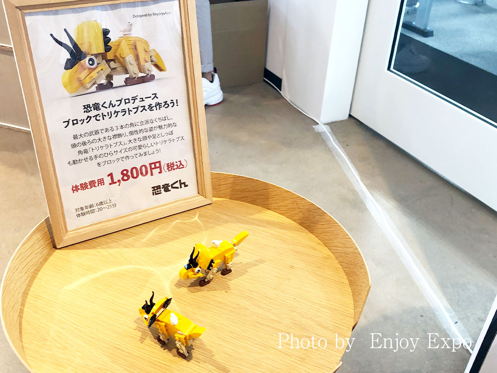 恐竜くんプロデュース ブロックでトリケラトプスを作ろう！