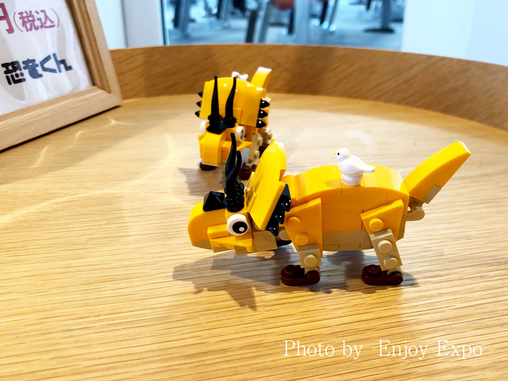 恐竜くんプロデュース ブロックでトリケラトプス